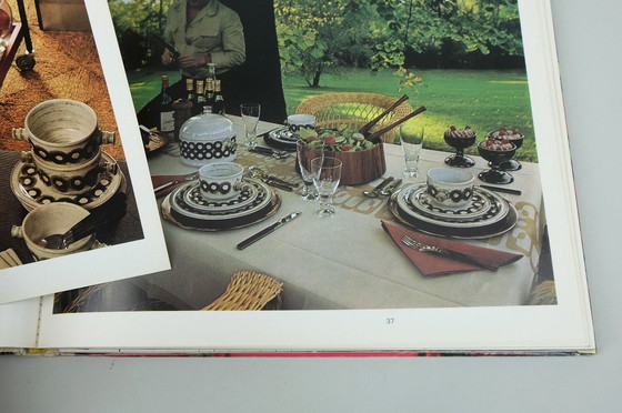 Image 1 of 5 soup bowls with plates ceramano gala sepia esthetique tique gerda heuckeroth 1970s