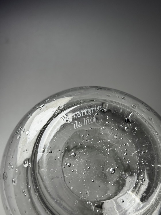 Image 1 of La Verrerie de Biot (France) - Signed Hand-Blown Vase