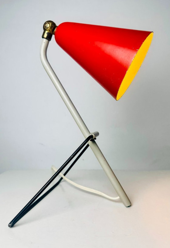 Image 1 of Tischleuchte Modell 625/30 von J.J. Hoogervoorst für Anvia Nederland, Niederlande, 1950er Jahre