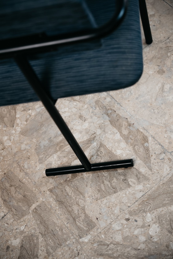 Image 1 of Vintage minimalistische postmoderne fauteuil, modern design uit de jaren 80