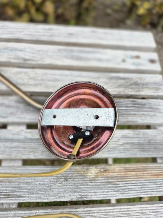 Image 1 of Vintage - Wandlamp - Booglamp - Herda - Kelkglas