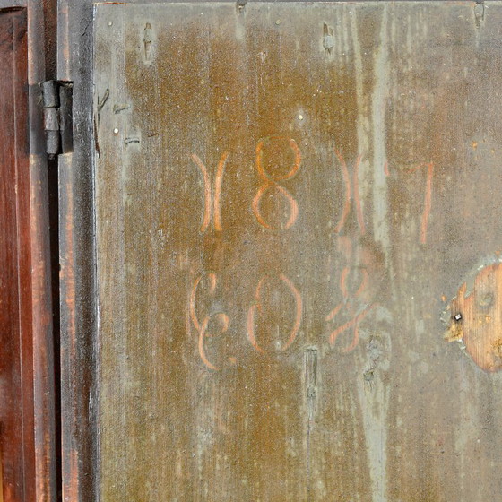 Image 1 of Swedish Farmhouse Corner Cabinet, 1817