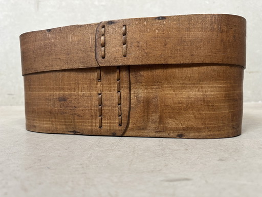 Antique wooden box - cheese box