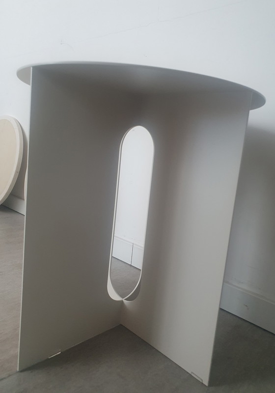 Image 1 of Authentic Design - Androgyne Marble Top Side Tables by Danielle Siggerud (Menu)