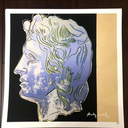 1990s After Andy Warhol "Alexander the Great" Lithograph – lithos zeefdrukken, Paper