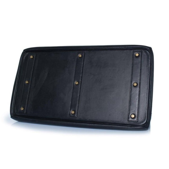 Image 1 of Hermes, rara borsa vintage Hermes HAC 50 in nero