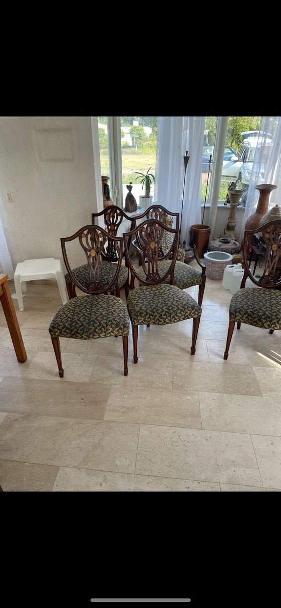 Image 1 of 6 Höllenstühle Mahagoniholz