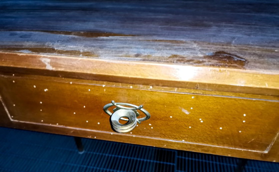 Consolle Art Déco italiana con un cassetto – Console, Legno, Art Deco (photo 6 of 10)