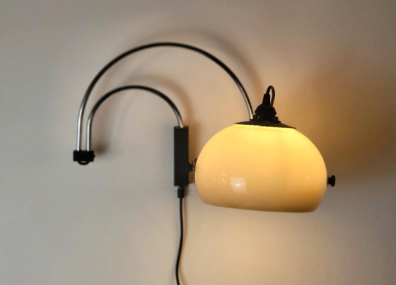 Image 1 of Lampada da parete vintage a doppio arco Van Dijkstra