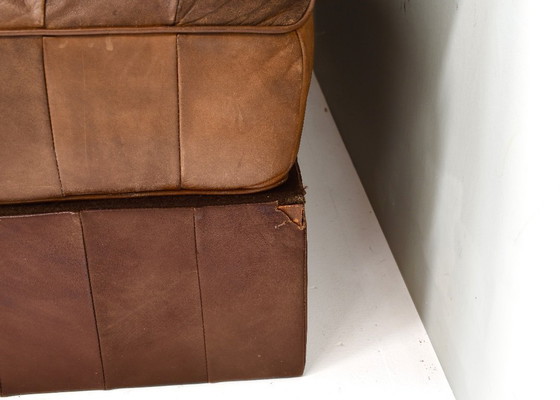 Image 1 of De Sede DS88 Sectional Sofa in Cognac Brown Leather - Switzerland, 1970s