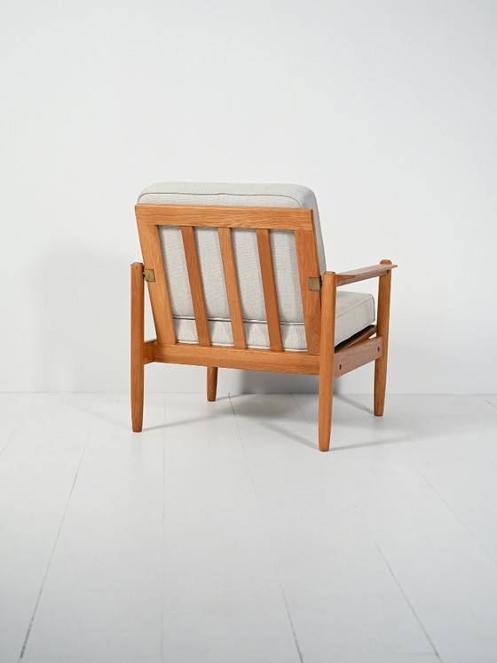 Image 1 of Sillón escandinavo de roble, años 50/60