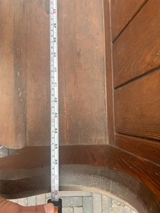 Image 1 of Antiek/vintage kerkbankje 