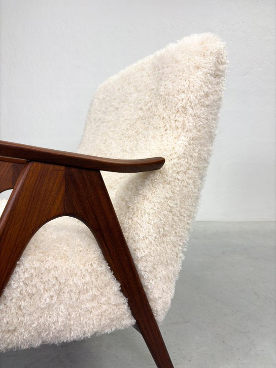 Poltrona in stile metà secolo con tessuto soffice – Poltrone, Wood (photo 11 of 16)