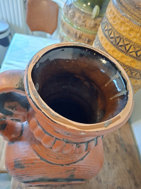 Image 1 of Large Carstens Tonnieshof West Germany floor vase/lamp base