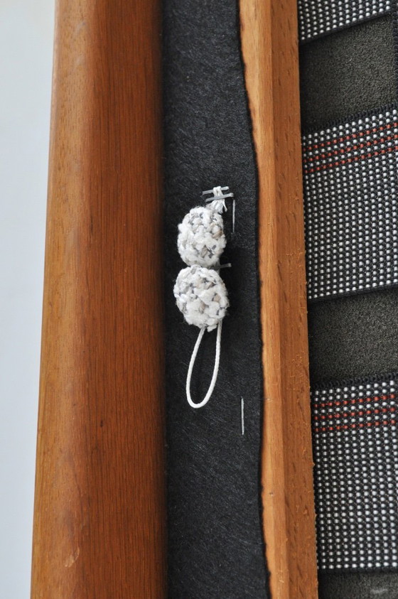 Image 1 of Flauschig & funktionell - Original Eric Merthen Sessel aus weißem Mischbouclé