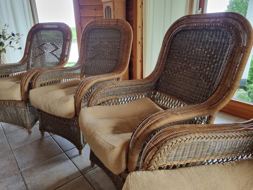 Pit Cane Rattan Manou Cane Sessel Stühle