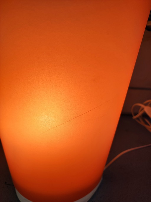 Orange Slamp lamp by Samuel Parker
