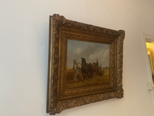 John Paymans Paints Horse and Carriage