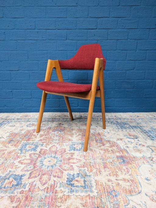 Sedia Compass vintage o sedia da ufficio, Kai Kristiansen per SVA Mobler, anni '60