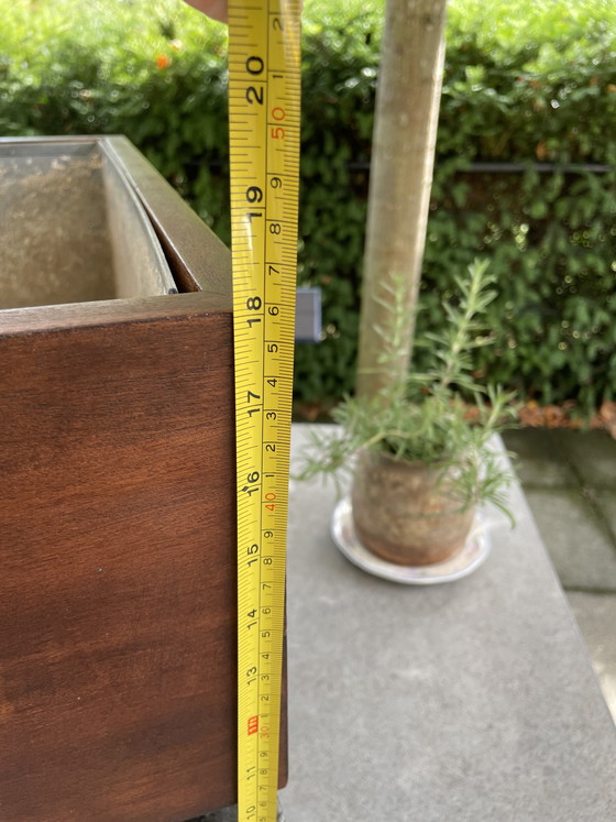 Image 1 of jardinière vintage en teck