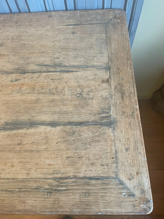 Image 1 of Tavolo in rovere, tavolo da pranzo, tavolo da lavoro, scrivania, antico francese