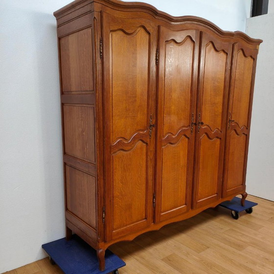 Armadio vintage smontabile, Legno, Metallo, Marrone, Klassiek (foto 6 di 8)