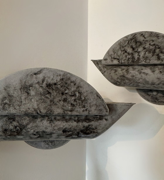 Image 1 of Wandleuchten Muranoglas 80er Jahre