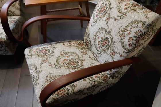 Image 1 of Set van 2 stijlvolle Halabala loungefauteuils