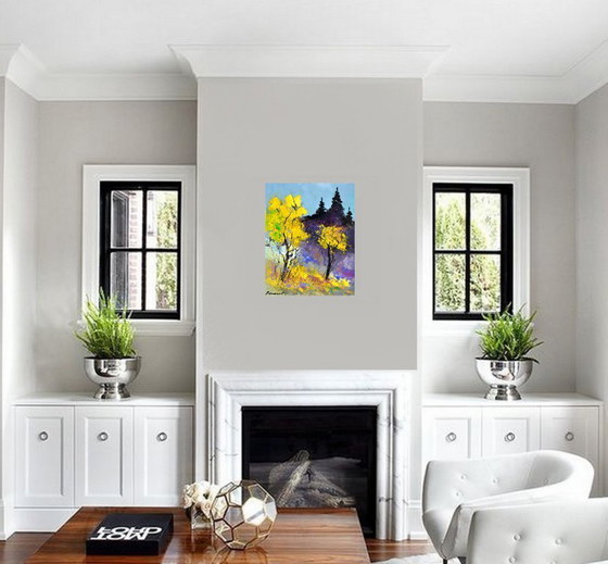 Image 1 of Two yellow trees