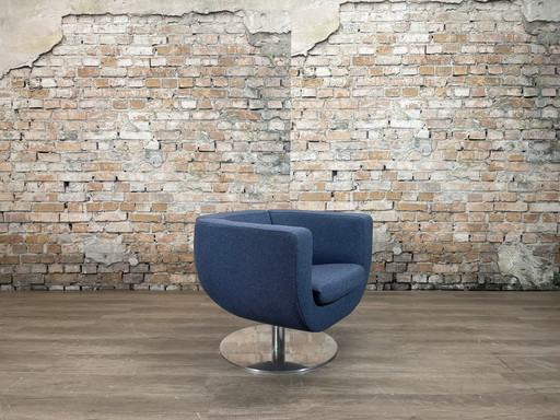 B&B Italia Tulip Armchair dark blue