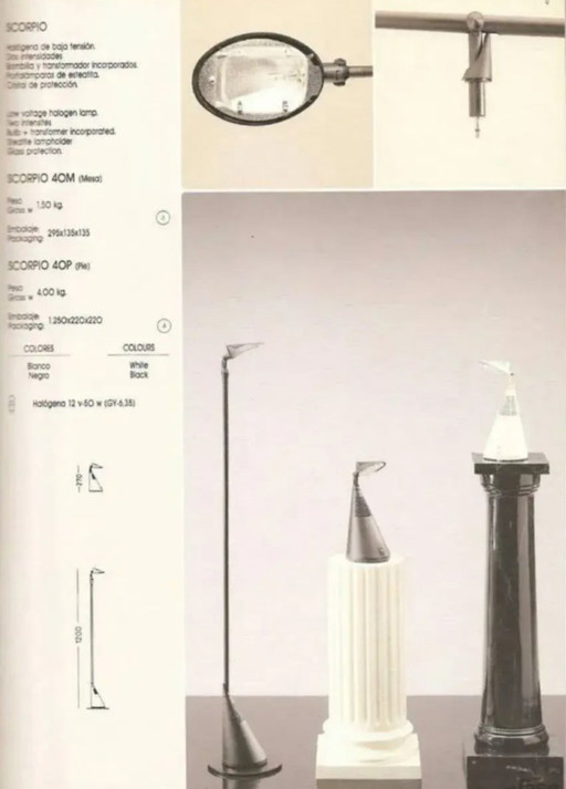 Fase Scorpio Desk Lamp 1980s