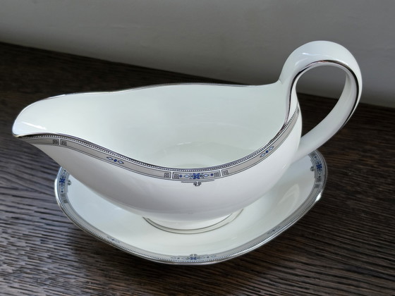 Vintage Wedgwood "Amherst" Bone China Soup Tureen & Gravy Boat Set – Crockery, Porcelain (photo 9 of 12)