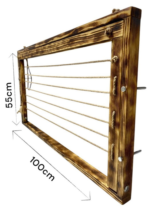 Image 1 of Stendibiancheria, stendibiancheria da parete: stendibiancheria in legno, stendibiancheria pieghevole, cavallo - NUOVO