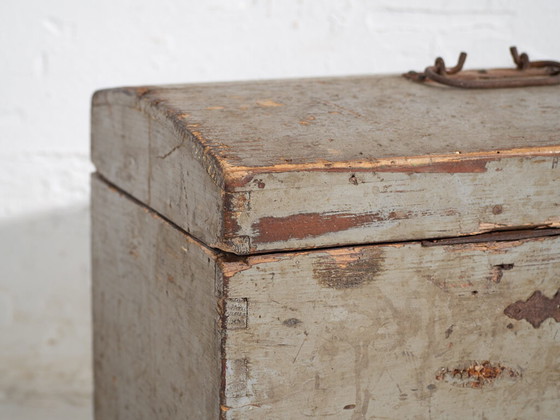 Kleine antike graue Truhe (ca. 1900) #69 – Kommoden, Rustic (photo 21 of 40)