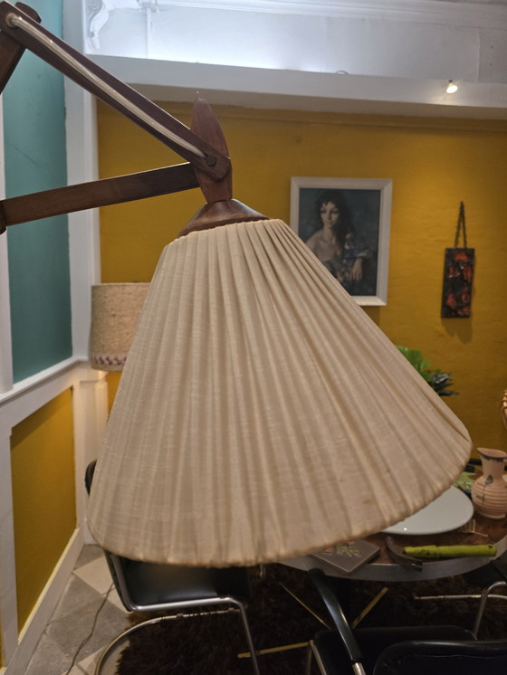 Image 1 of Lampada a forbice vintage in teak