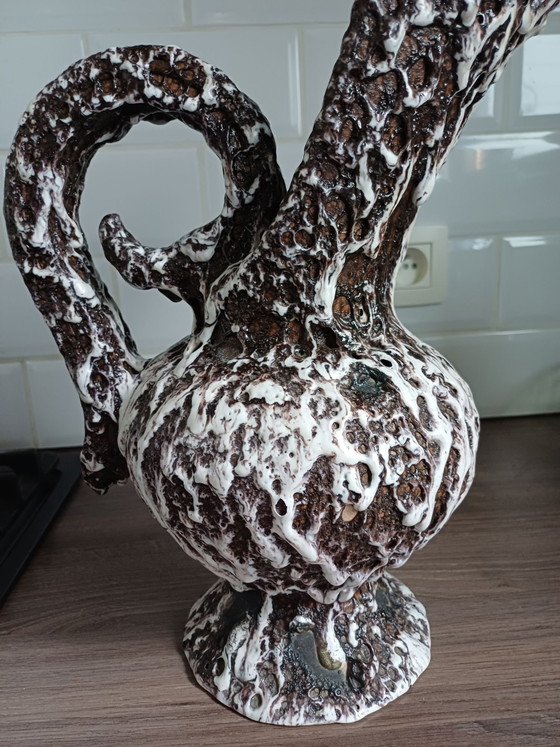 Brocca Vallauris anni '50 '60 fat lava. – Vasi, Ceramica (photo 6 of 7)