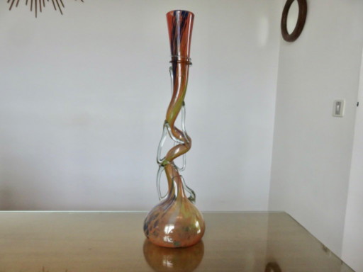 Large vase, soliflore, in blown Murano glass, 1960s-70s – vazen (photo 2 of 9)