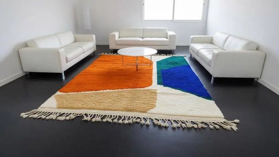 Tapis marocain, 300x200cm extra large - tapis pour salon et chambre – Wool, Cotton (photo 7 of 12)