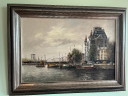 Oil painting "Het Witte Huis" Rotterdam