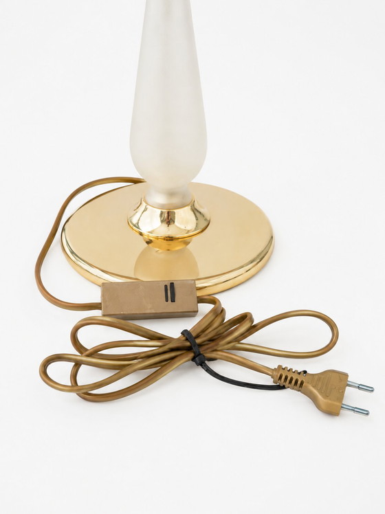 Image 1 of Carlo Nason for Aureliano Toso Murano Glass Table Lamp with Amethyst Details