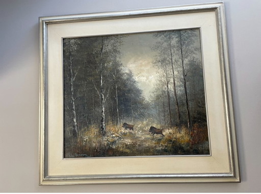 Schilderij met Luxe Lijst