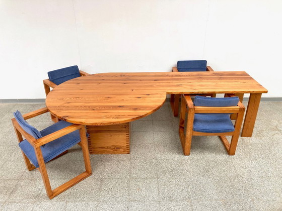 Image 1 of Ensemble de salle à manger complet Ate van Apeldoorn, design vintage