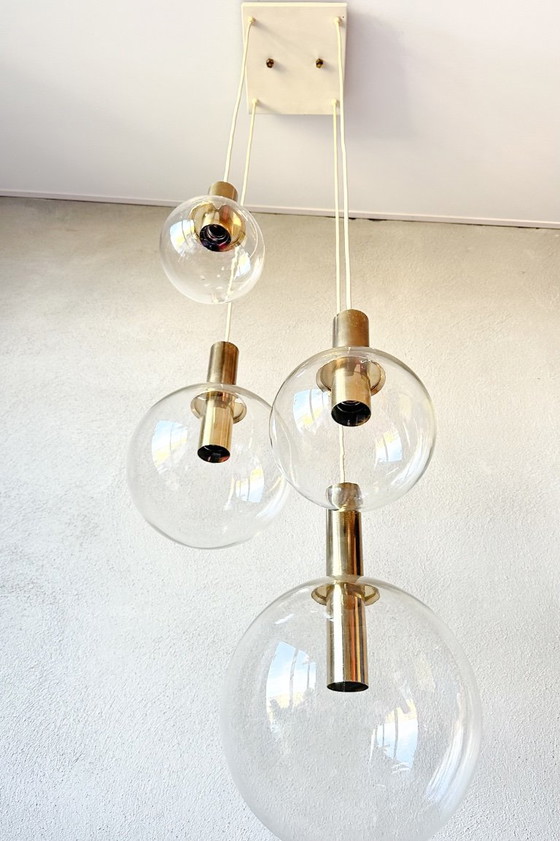 Vintage Glashütte Limburg Cascade Lamp – Pendant lamps, Metal (photo 2 of 15)