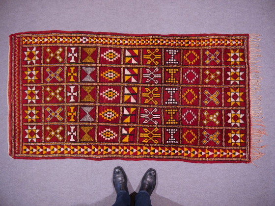 Image 1 of Tapis vintage du Maroc, 200 x 100 cm
