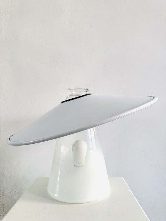 Image 1 of LAMPE DE TABLE ALFIERE PAR DE PAS, D'URBINO ET LOMAZZI POUR STILNOVO, ITALIE, 1981