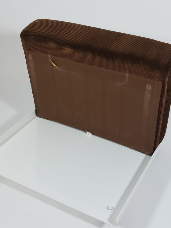 Image 1 of Set van twee Amanta Cord fauteuils en sofa's van glasvezel, ontworpen door Mario Bellini C&B Italy.