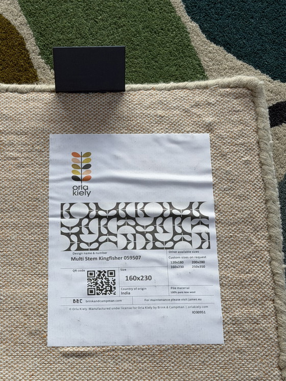 Image 1 of Brink en Campman Orla Kiely tapijt Multistem NEW