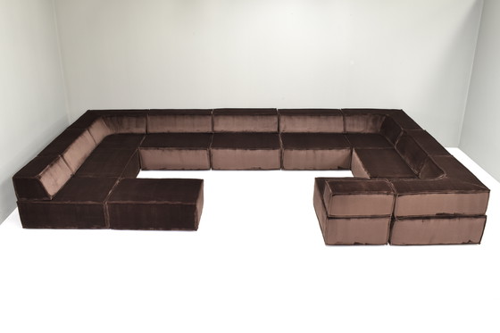 Image 1 of 21-piece COR TRIO corner sofa by COR Furniture *New upholstery*, Switzerland / Germany - 1972
