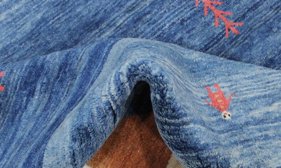 Image 1 of Original Persian carpet Gabbeh Ghashghai oriental carpet 222 cm x 149 cm old natural