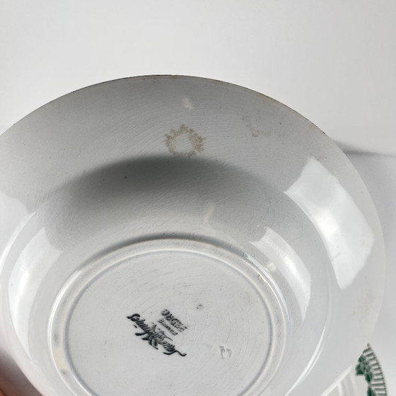 Image 1 of Set van 4 "Pedro" soepborden, Sarreguemines, eerste helft van de 20e eeuw.